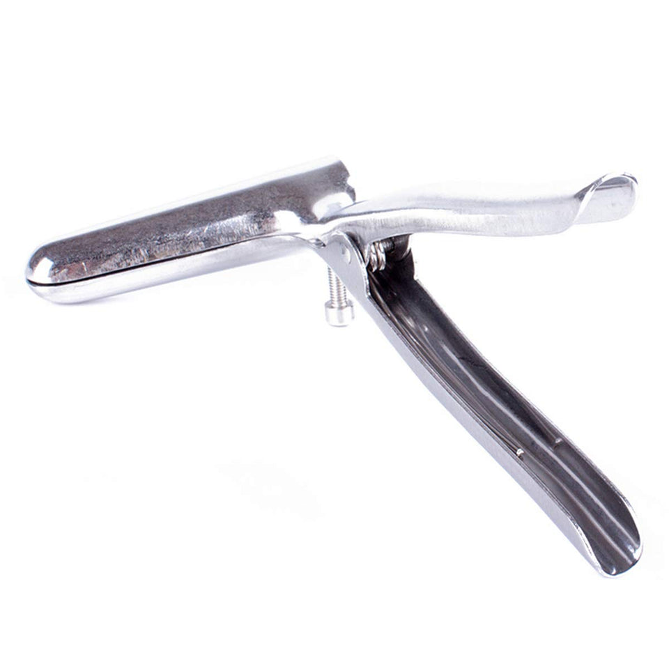 Back Court G Point Anal Plug Metal Stainless Steel Anal Enema Adult Fetish Kinky Expand Anal Sex Toy (Silver)