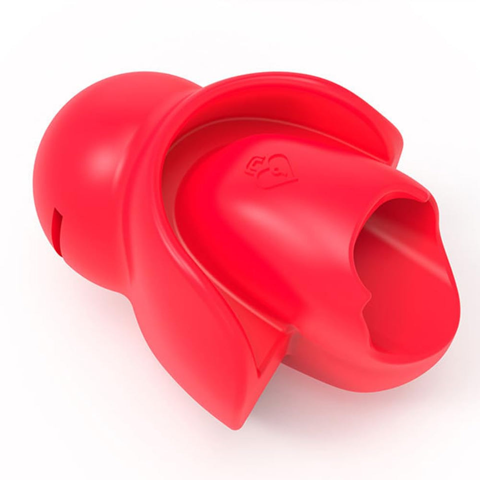 Heuceo Tongue Fixed Bondage Ball Gag for Sex, Open Mouth Silicone Ball, SM Restraints Toys Sex Gag Mouth Plug, Adjustable Extrem