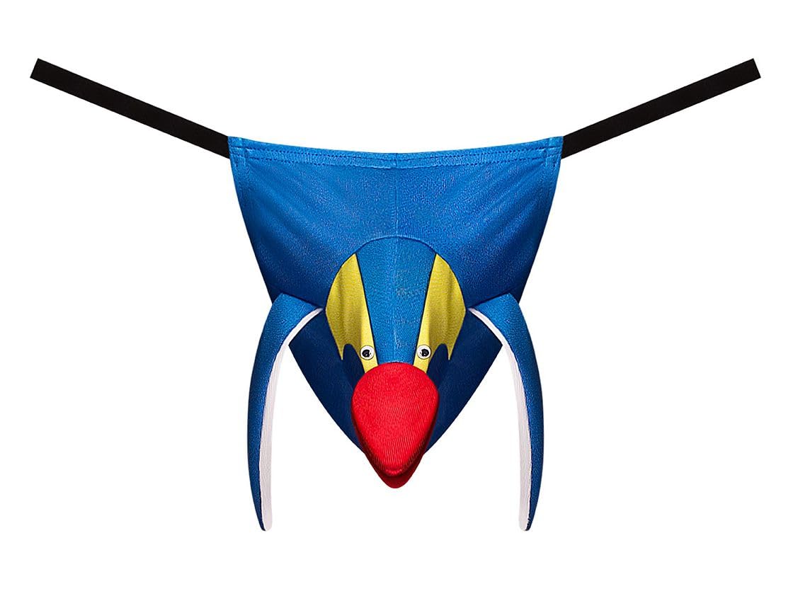Blue Swallow Posing Strap Novelty O/S