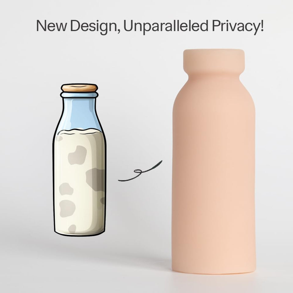 Parent-Proof! Stroker 'Milk Bottle' Male Masturbator, Pocket Pussies, Sex Toy for Adult Men's Masturbation, Sex Dolls for Men Se