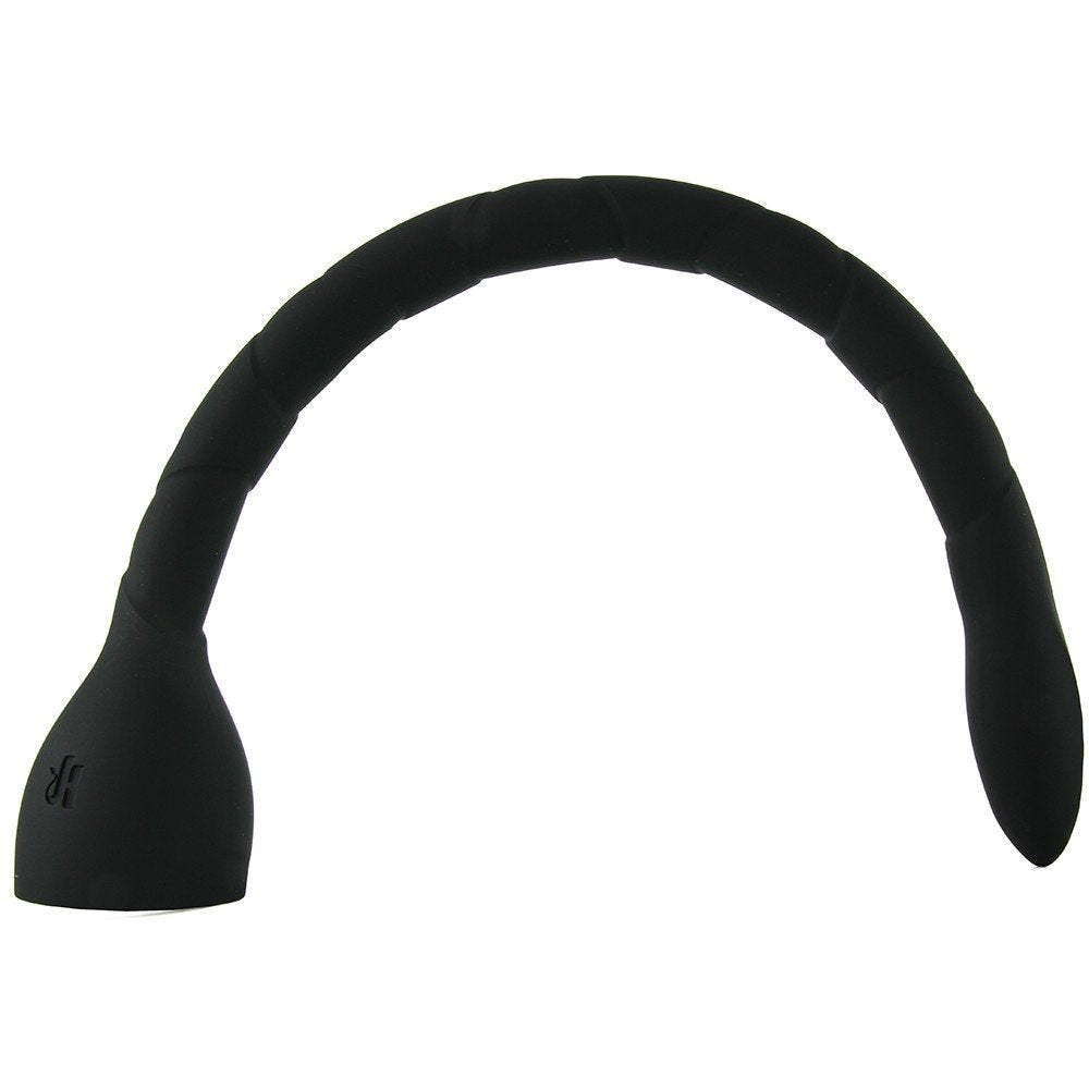 Kink In Deep Silicone Anal Snake - Black