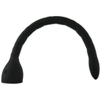 Kink In Deep Silicone Anal Snake - Black