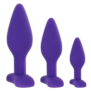 Shkanla Silicone Anal Plug, 3PCS Butt Plugs Training Set Prostate Massage Anus Dilator Anal Ball, Adult Sex Toys & Games for Men