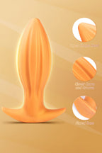 Ultral Soft Butt Plug, Flexible Liquid Silicone Anal Plug Prostate Massage G-spot Stimulator Anal Trainer Kit for Beginner Advan