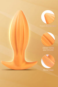 Ultral Soft Butt Plug, Flexible Liquid Silicone Anal Plug Prostate Massage G-spot Stimulator Anal Trainer Kit for Beginner Advan