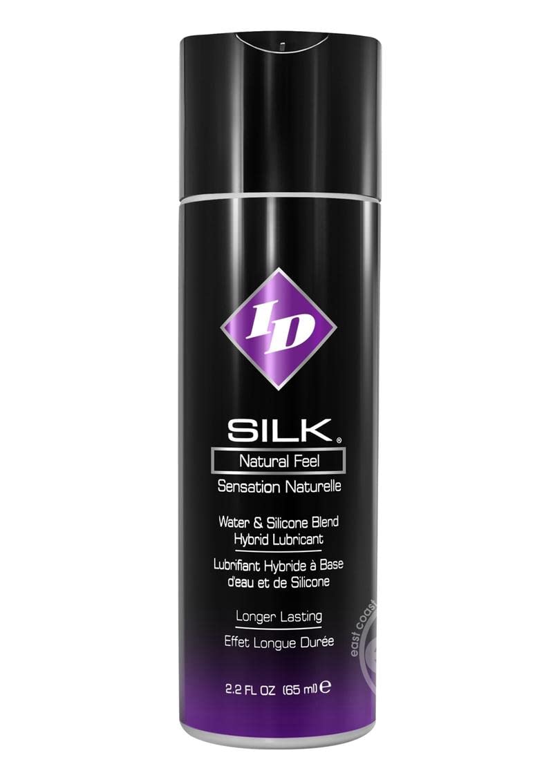ID Lubricants Silk Personal Water and Silicone Based Lube, Assorted 2.2 Fl Oz, (IDDSLK02)