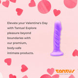 Tantus Sexadult Toys Echo Super Soft Vibrator  100 Ultrapremium Matte Silicone Dildo Harness  Suction Cup Compatible Removab