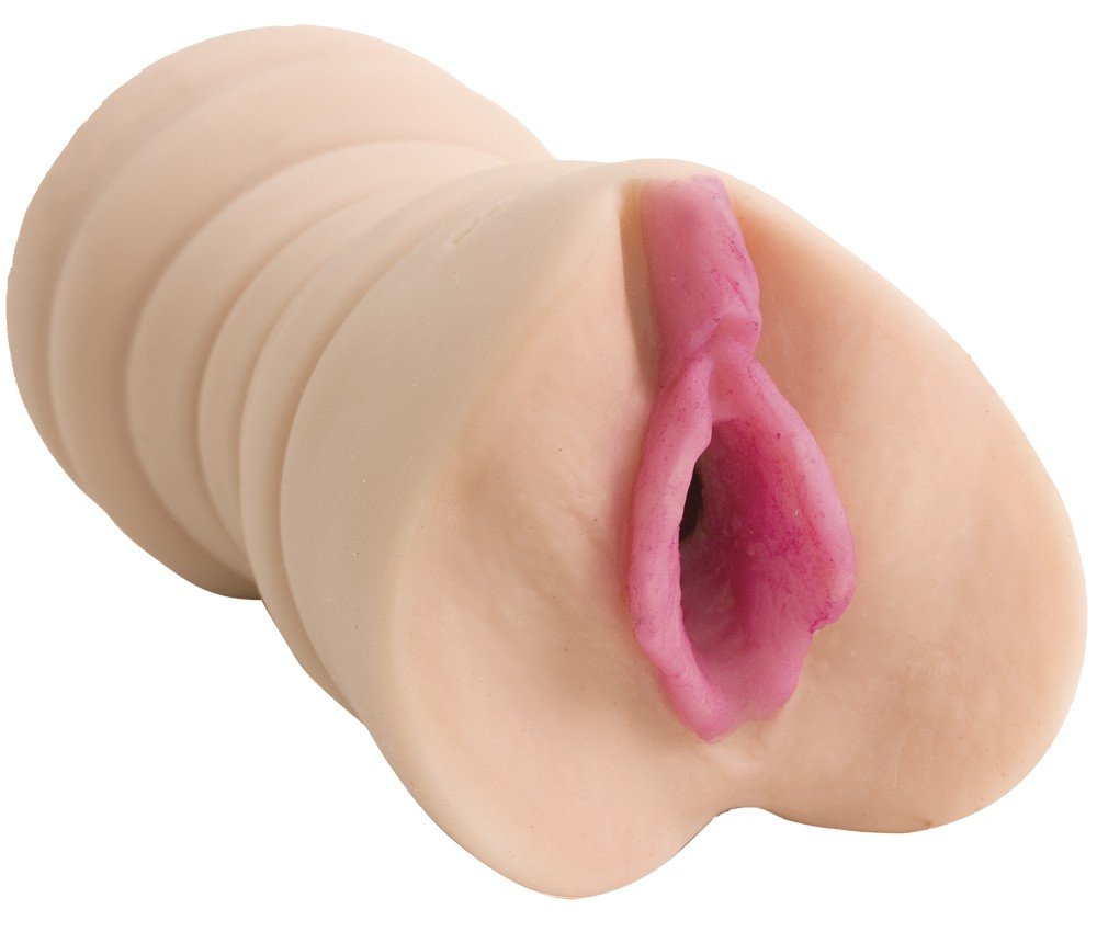 Doc Johnson Sasha Grey - Ultraskyn - Cream Pie Pocket Pussy - Close-Ended Stroker - Creates Natural Suction