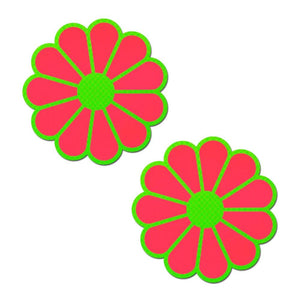 Pastease Glow In The Dark Pink & Green Flowers