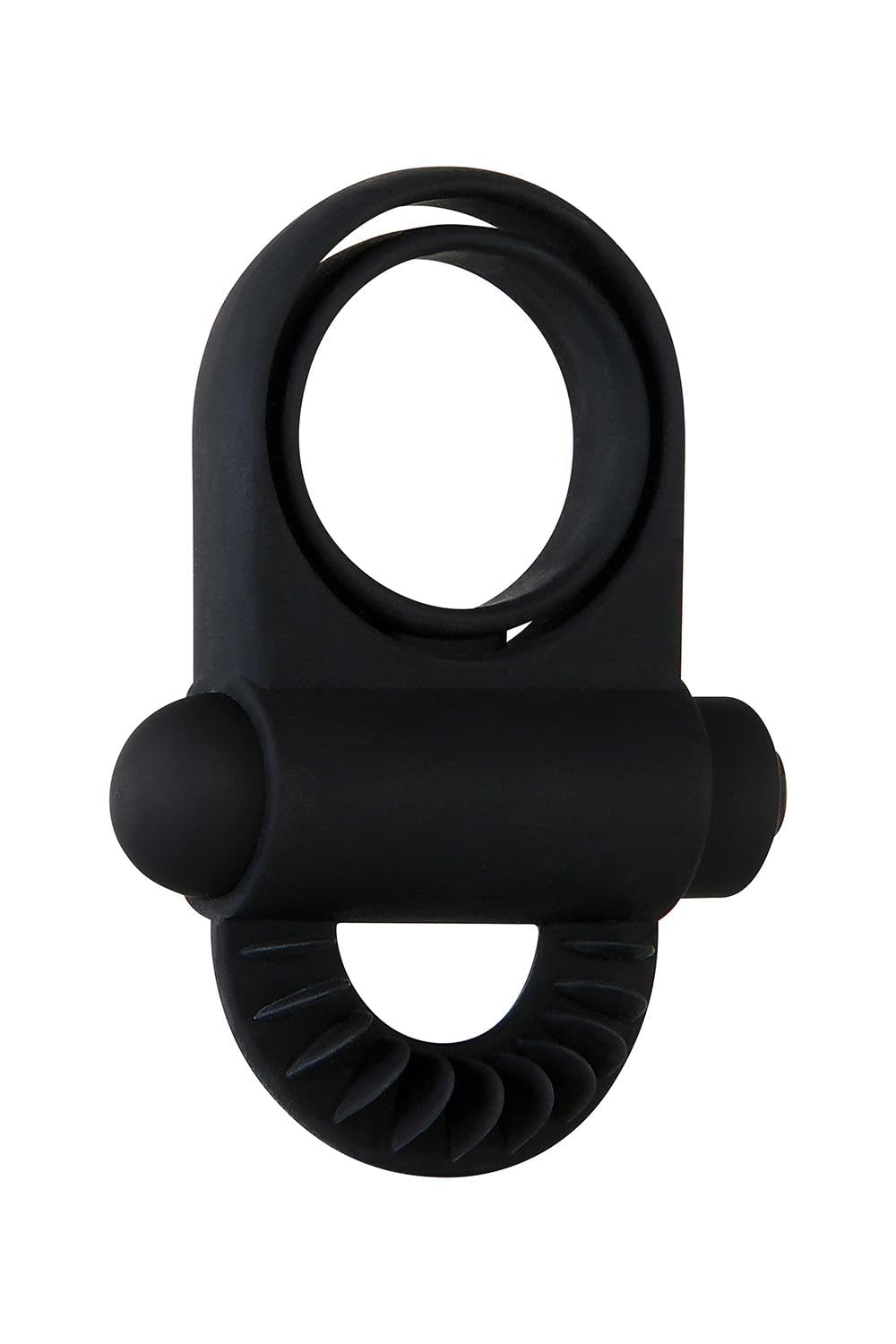Zero Tolerance Bell Ringer Black Cock Ring & Ball Strap, Black