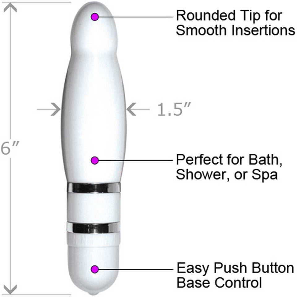 Nass-Walk Inc. Wisper Collection Harmony Vibrator, White