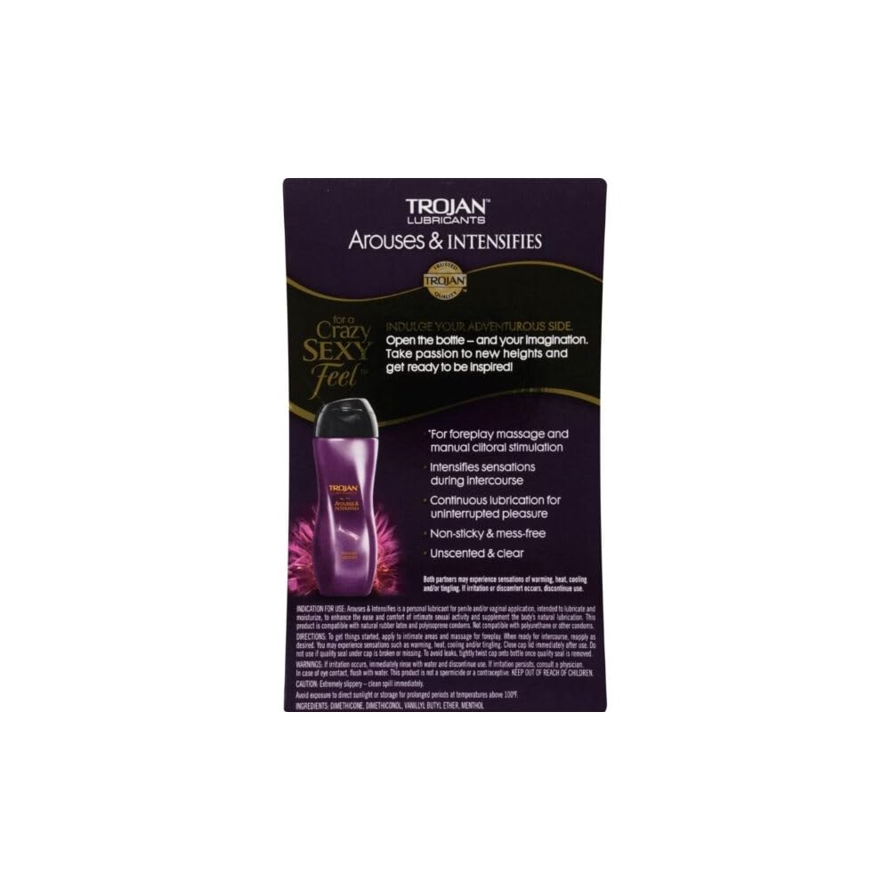 Trojan Arouses And Intensifies Lubricant, 3 Ounce