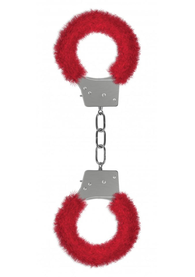 Ouch! Beginner's Handcuffs Furry, Red