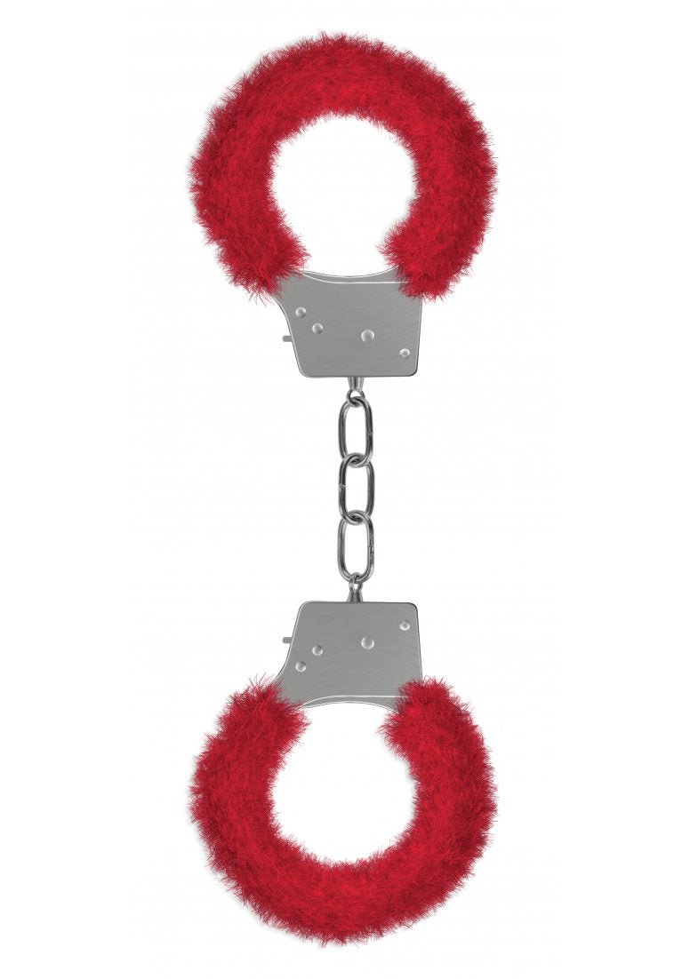 Ouch! Beginner's Handcuffs Furry, Red