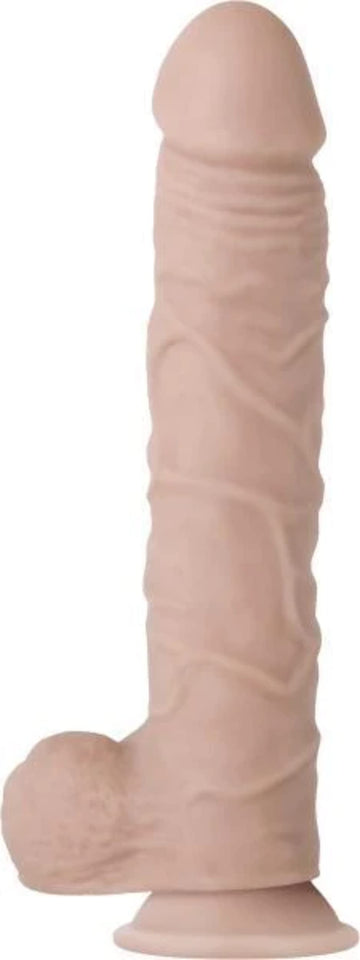 Adam And Eve - Adams Poseable True Feel Cock 11.5 Inch Dildo (Beige)