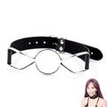 Gag Mouth Leather Bondage SM Open Mouth Gag Bondage Restraints Bite Gag Adult Fetish Sex Toys for Beginners Couples