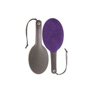 Spartacus Ping Pong Paddle With Purple Faux Fur