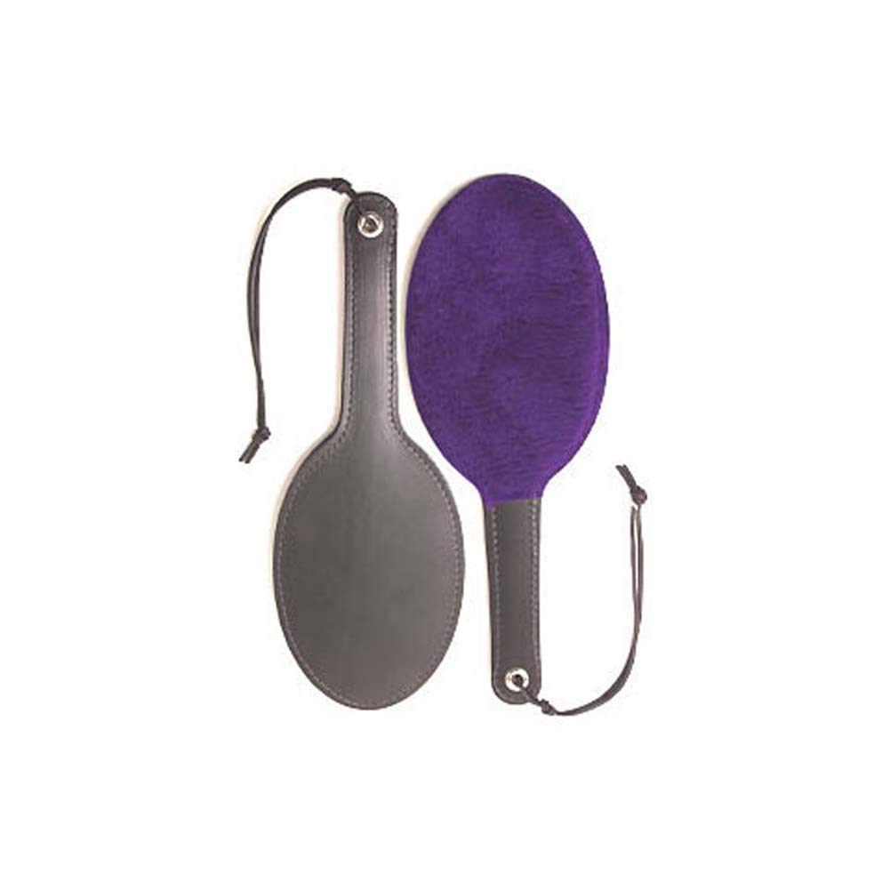 Spartacus Ping Pong Paddle With Purple Faux Fur
