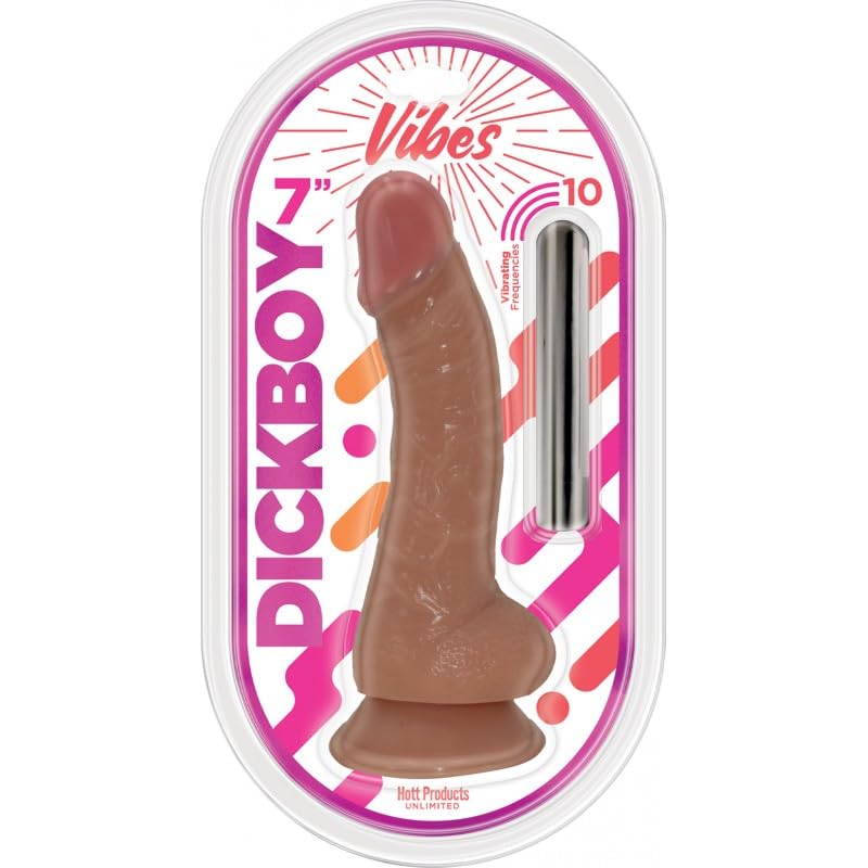 Dickboy Vibes Caramel Lovers 7 In Rechargeable Bullet