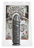 Doc Johnson American Bombshell - Bunker Buster - Dildo Or Butt Plug With Suction Cup - Gunmetal Grey