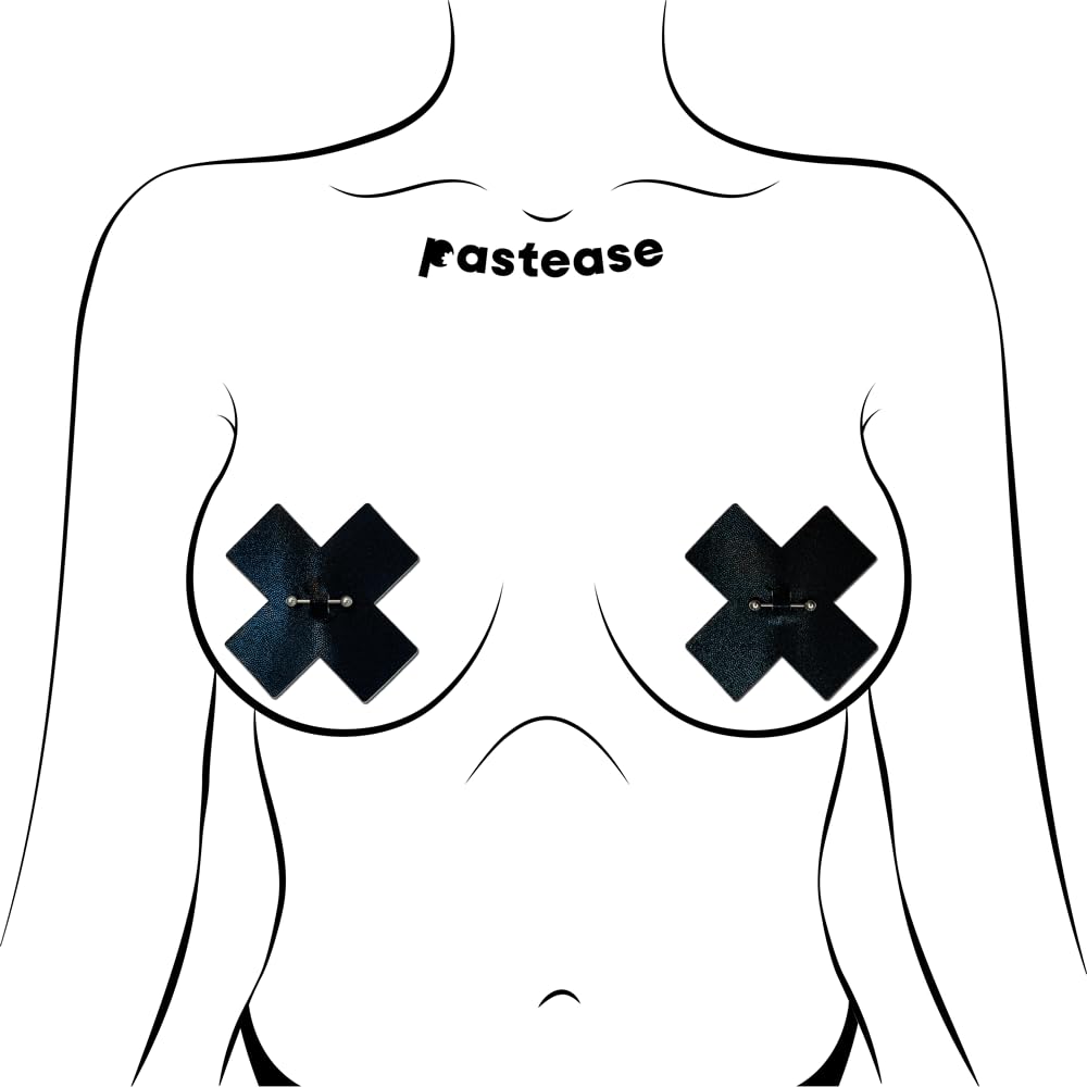 Pastease Liquid Black Plus X W/ Barbell Piercing
