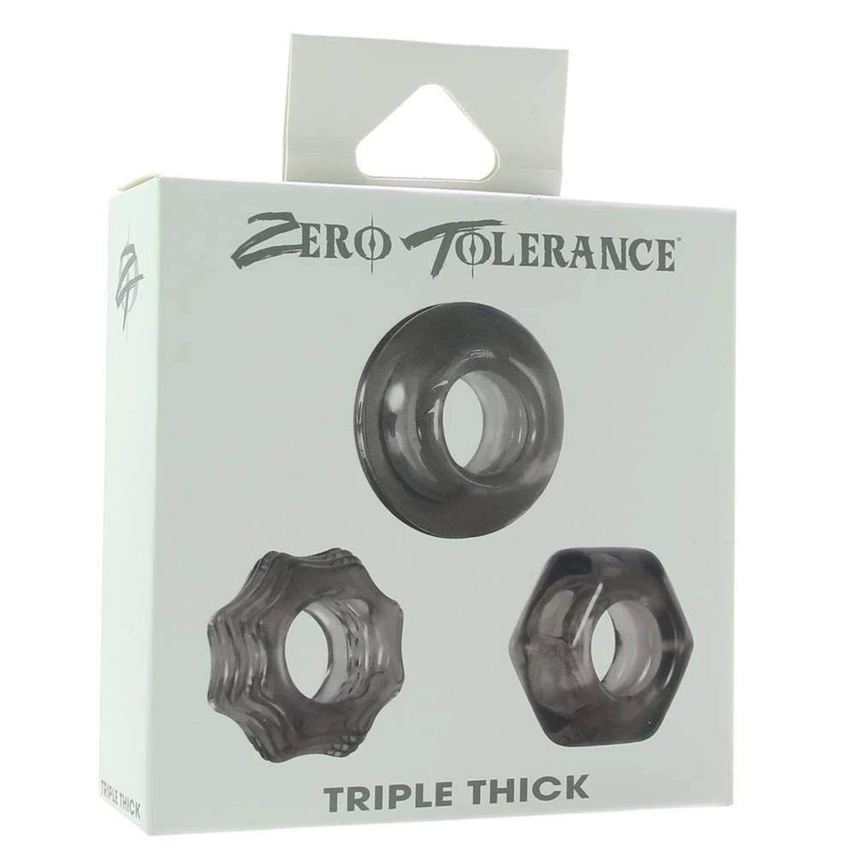 Zero Tolerance Triple Thick Cock Ring Trio