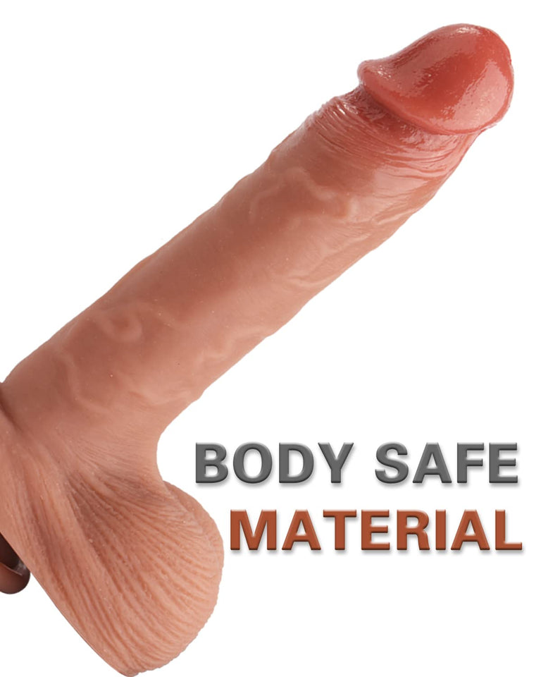 Realistic Dildo for Beginners Lifelike Huge Silicone Dildo, with Strong Suction Cup for Hands-Free Play, Realistic Penis for G-S