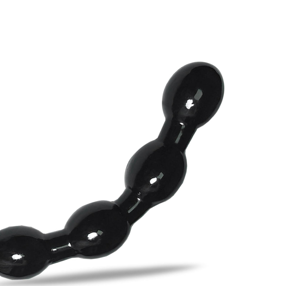 19.25 Inches Super Long Anal Beads Butt Plugs with 8 Thick Anal Balls Ultra Soft Anal Chain Anal Sex Toys with Strong Suction Cu