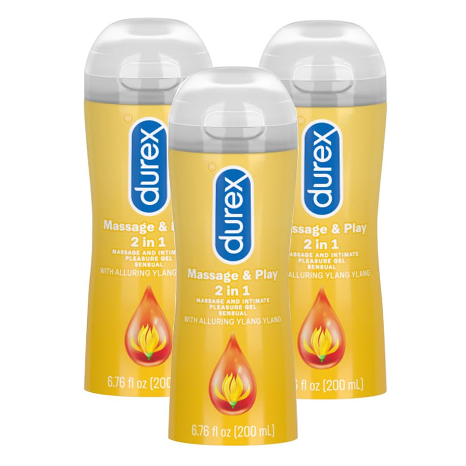 Durex Massage & Play 2 In 1 Sensual Ylang Ylang - 6.76 Fl. Oz. / 200 Ml