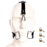 Hook Claw Mouth Spreader & Nose Hook, Open Mouth Gag for Sex Fetish Restraints SM Adjustable Slave Harness Sex Toy for Men and W