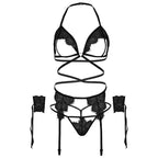 4 Pc Eyelash Lace Cage Strap O