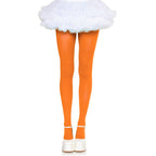 Nylon Tights O/S Orange O/S Or