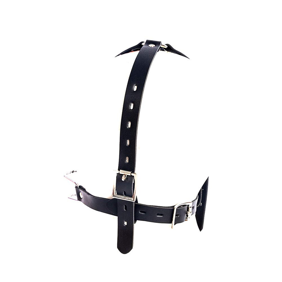 Hook Claw Mouth Spreader & Nose Hook, Open Mouth Gag for Sex Fetish Restraints SM Adjustable Slave Harness Sex Toy for Men and W