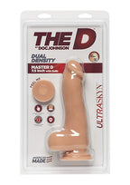 Doc Johnson The D - Master D - 7.5 Inch With Balls - Ultraskyn - 7.5 Long And 2 Wide - Strong Suction Cup Base - O-Ring Harness