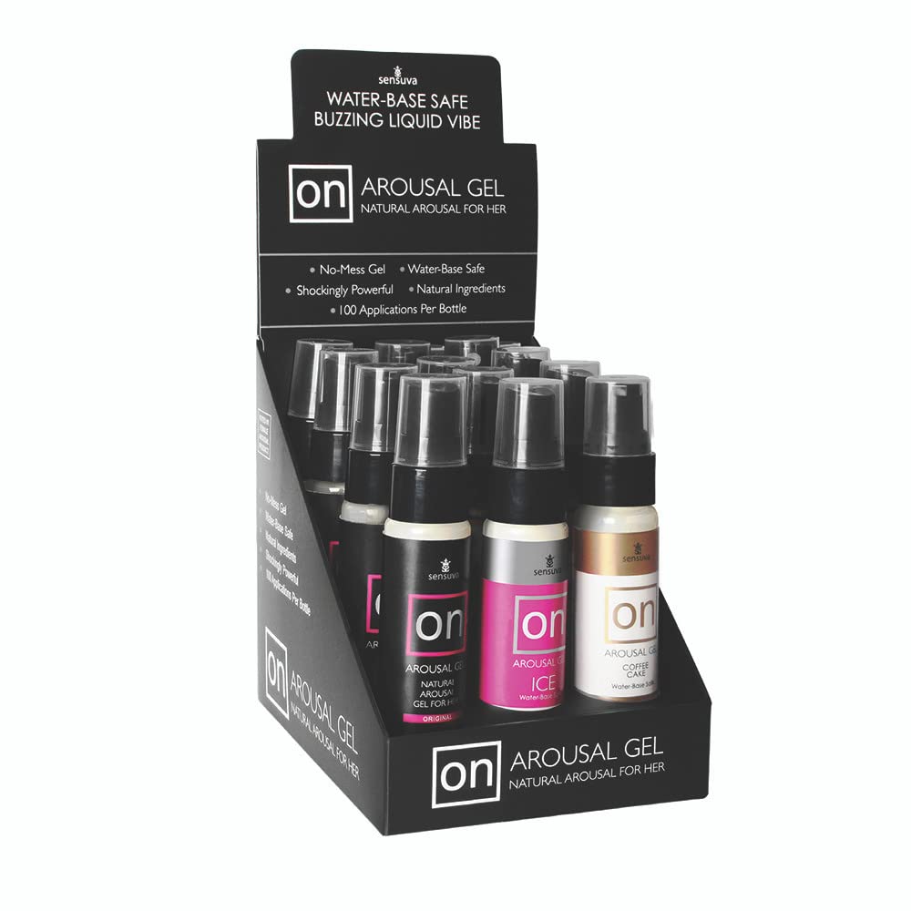 On For Her Arousal Gel Asst 12Pc Display