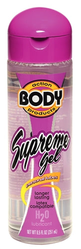 Body Action Supreme Waterbased Gel 8.5Oz