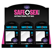 Safe Sex Antibacterial Toy Bag Lrg Dp24