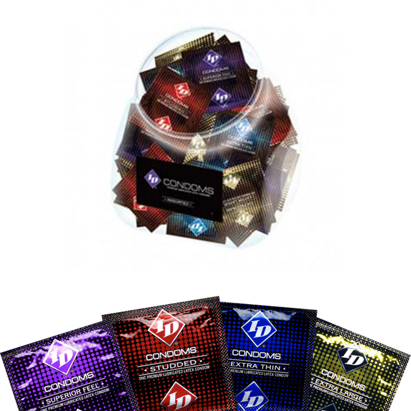 ID Assorted Condom Jar 144 condoms