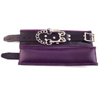 Rouge Padded Wrist Cuffs Black / Purple