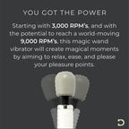 Doxy Original Ultra Powerful Sex Toys Wand Massager  Female Vibrator Wand Sex Toy  White Personal Massager For Women  Persona