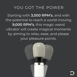 Doxy Original Ultra Powerful Sex Toys Wand Massager  Female Vibrator Wand Sex Toy  White Personal Massager For Women  Persona