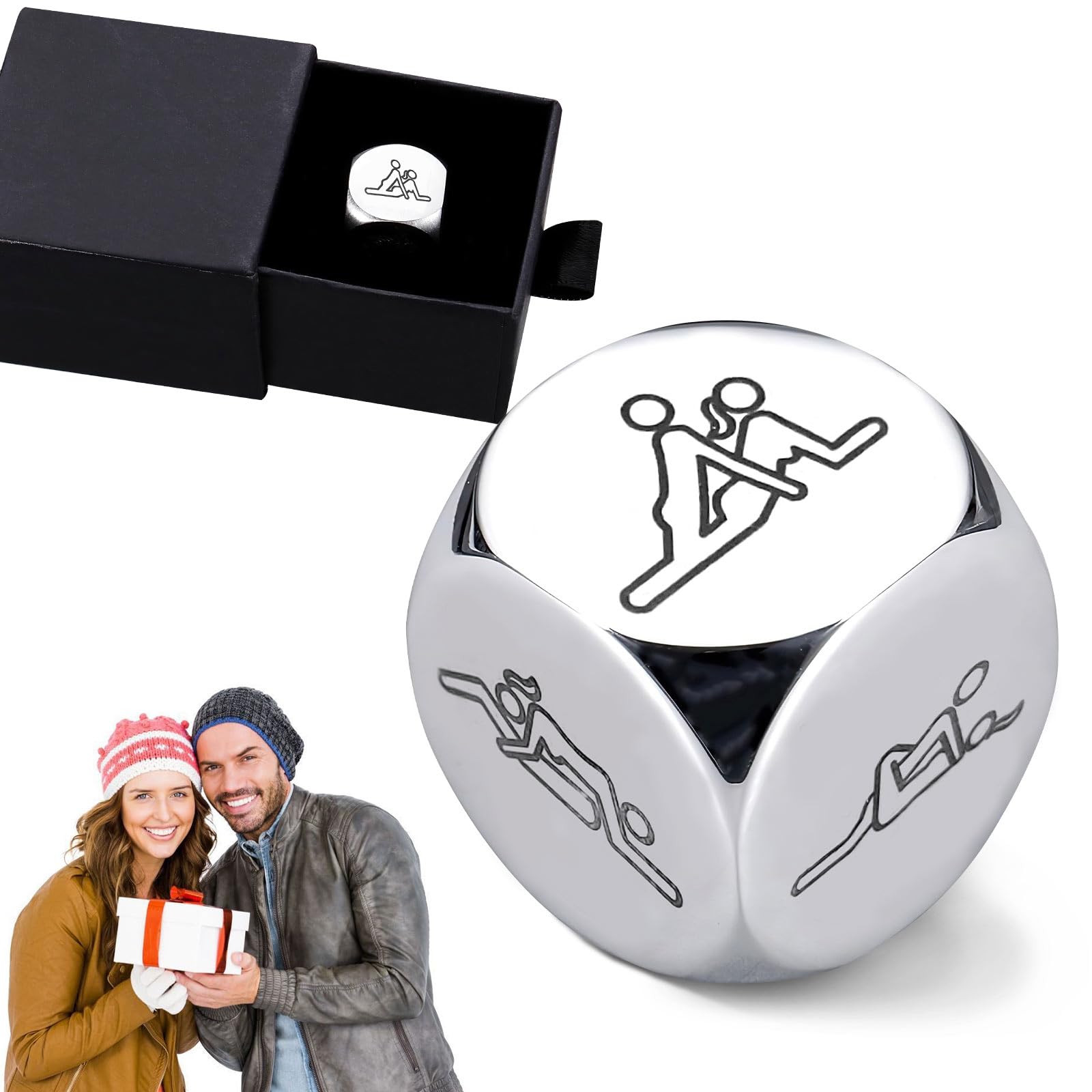 kykake Date Night Dice Couples Gift Ideas Decision Dice Gifts for Men Women Valentines Day Gifts for Boyfriend Girlfriend Funny
