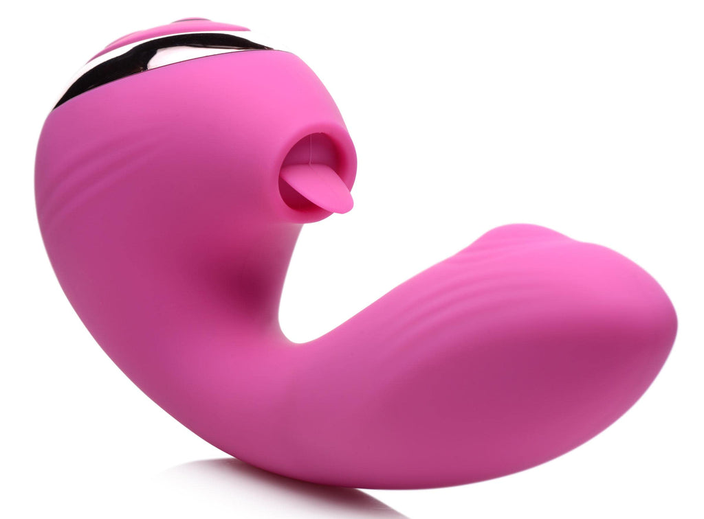 Inmi 10X Licking G-Throb Rechargeable Silicone Vibrator