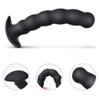 Anal Plug Trainer Kit, Pack of 2 Silicone Butt Plug Training Set Thread Anal Beads with Narrow Flared Base Adult Sex Toy for Men