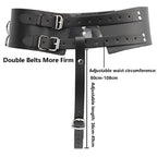 Vibrator Leather Constrained Forced Strap - Electric Leather Waistband Harness Fixed Tie Belt Harness Vibrator Holder(Wand Or Vibrator Not Included)