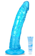 Huge Dildo,12.6 Inch Blue Sex Toy Lifelike Skin-Touching Feeling,Thick Dildo with Strong Suction Cup Body-Safe Material Flexible