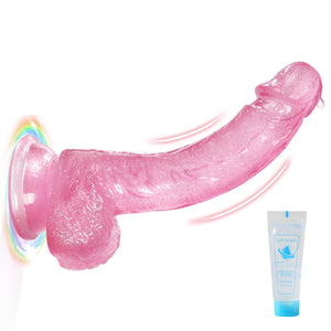Women Sex Toys Realistic Dildos - 7.9Strapless G Spot Dildos with Strong Suction Cup for Women Vaginal Anal Sex, Soft Lifelike P