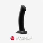 Fun Factory Adult Toys  Magnum Suction Cup Dildo  Strap On Adult Sex Toy  Dildo For Women  Men  And Couples Magnum Black