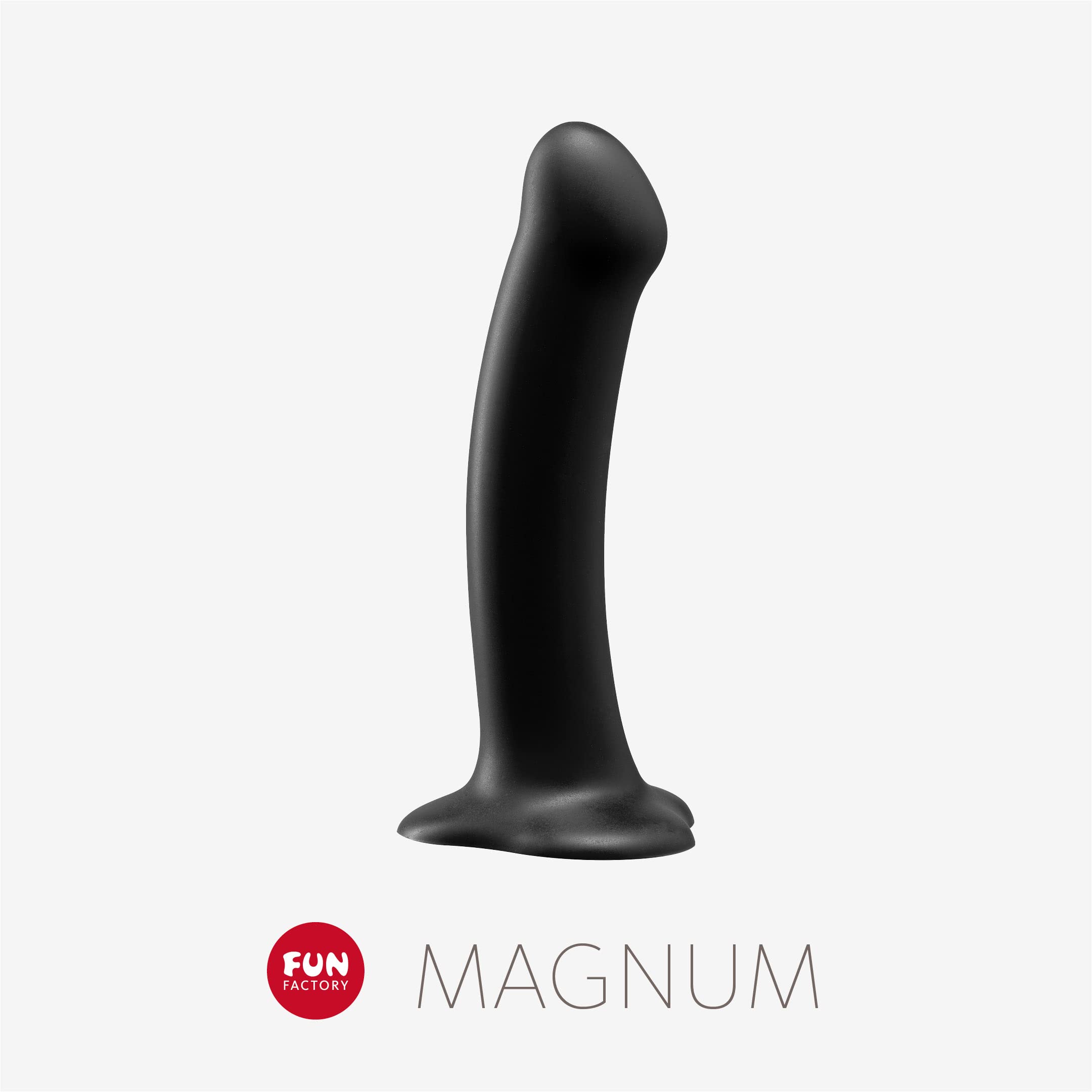Fun Factory Adult Toys  Magnum Suction Cup Dildo  Strap On Adult Sex Toy  Dildo For Women  Men  And Couples Magnum Black