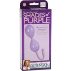 Calexotics Dr. Laura Berman Shades Of Purple Anastasias Delight - Ben Wa Ball Kegel Weights - Pelvic Floor Exercises - Adult Sex